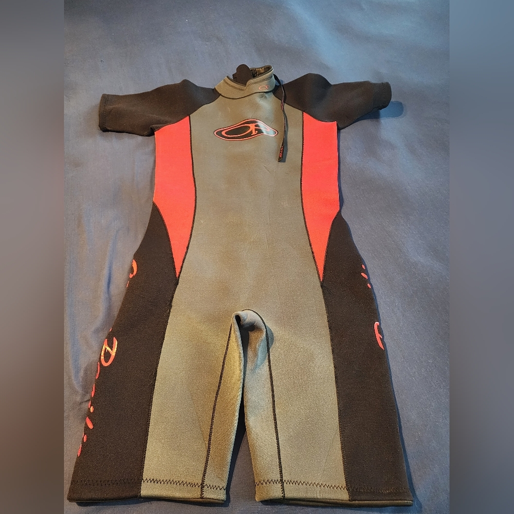 OP Men's Swim Rashguard - Black and Red